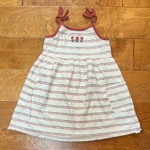 Toddler Girls little co by Lauren Conrad Bow Pocket Dress - 4T - Rust + Blue